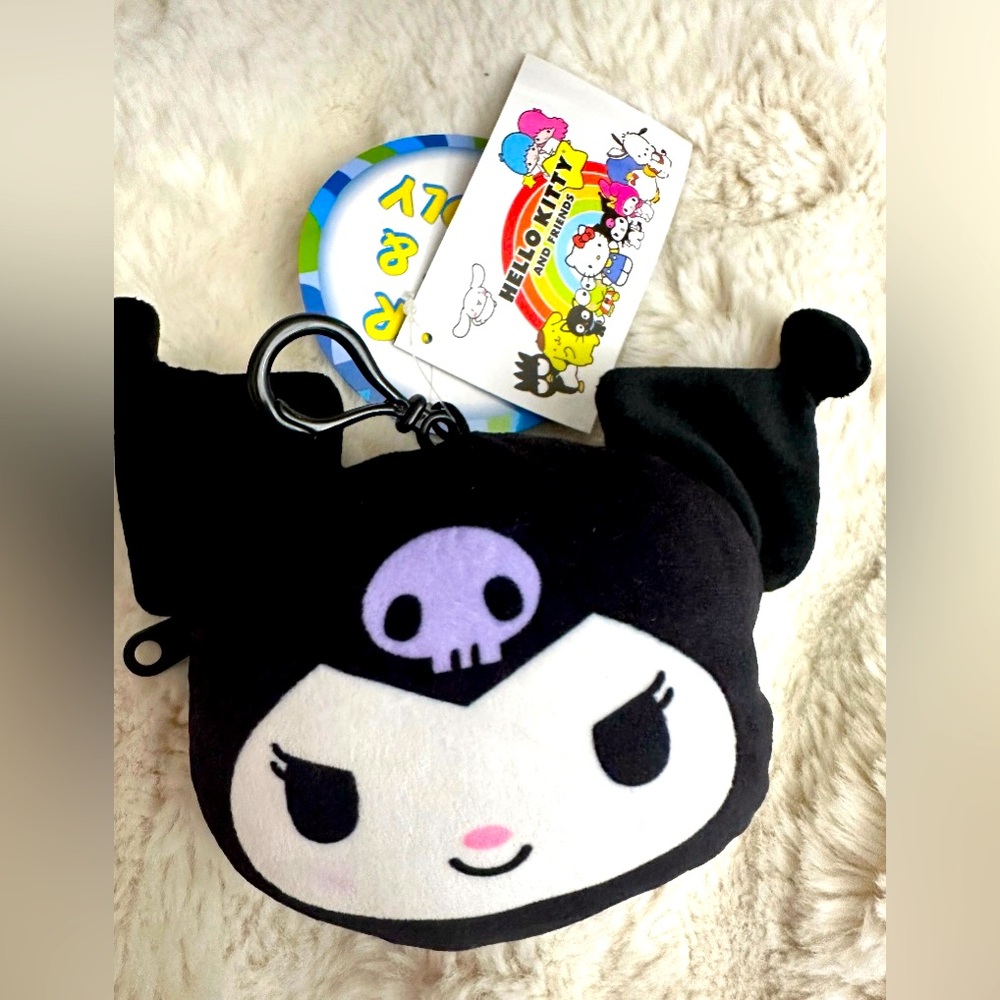 Kuromi Hello Kitty Keychain coin purse